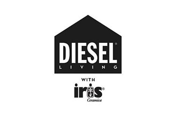 Logo Partner Diesel Living with Iris Ceramica